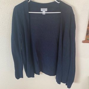 Blue cardigan